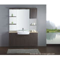 luxurious brown floor-standing bathroom vanity cabinet for M040
